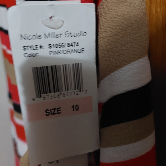 Nicole Miller sun dress size 10 color colorful - Picture 4 of 5